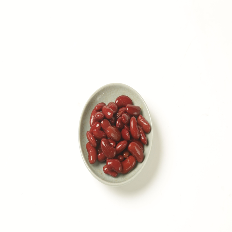 Frijoles Rojos en Lata en Jarabe, Hielo y Té con Leche Ingredientes