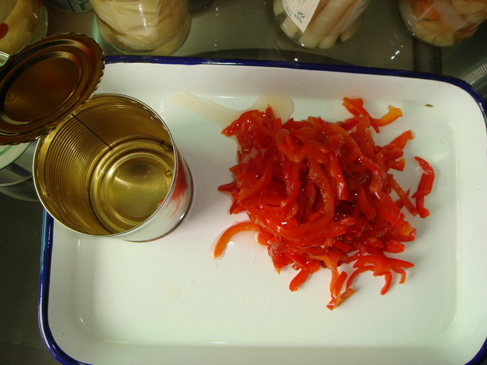 Pimientos Rojos en Lata Mitades Rodajas Tiras 400g