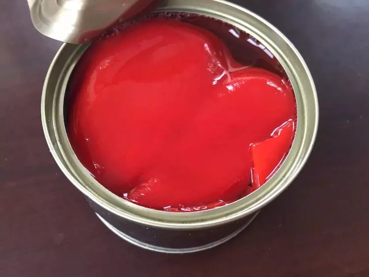 Pimiento morrón rojo y verde enlatado entero y en rodajas