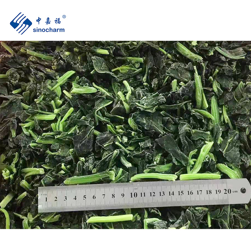 Sinocharm HACCP Alta Calidad IQF Espinaca Picada Espinaca Congelada Picada