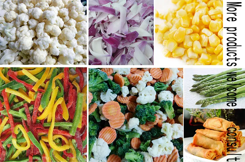 Precios de marcas de verduras congeladas al por mayor IQF, espárragos frescos verdes