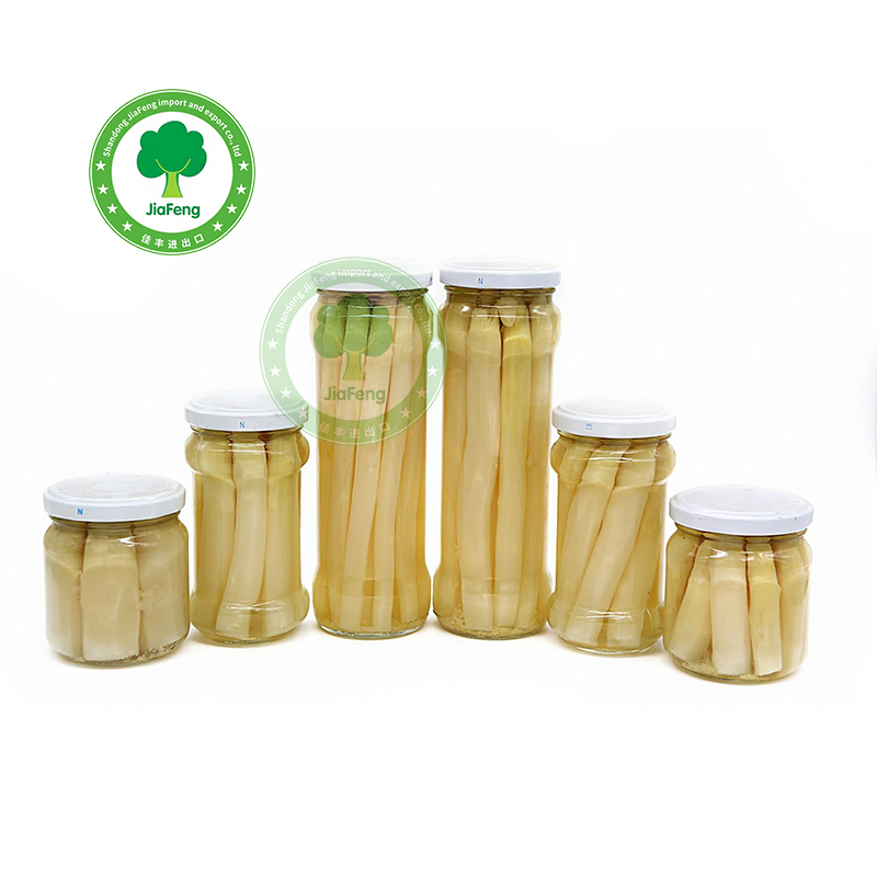 Lata completa de verduras frescas originales espárragos blancos enlatados