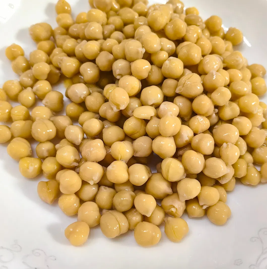 Marca de alimentos saludables OEM, garbanzos enlatados instantáneos de verduras