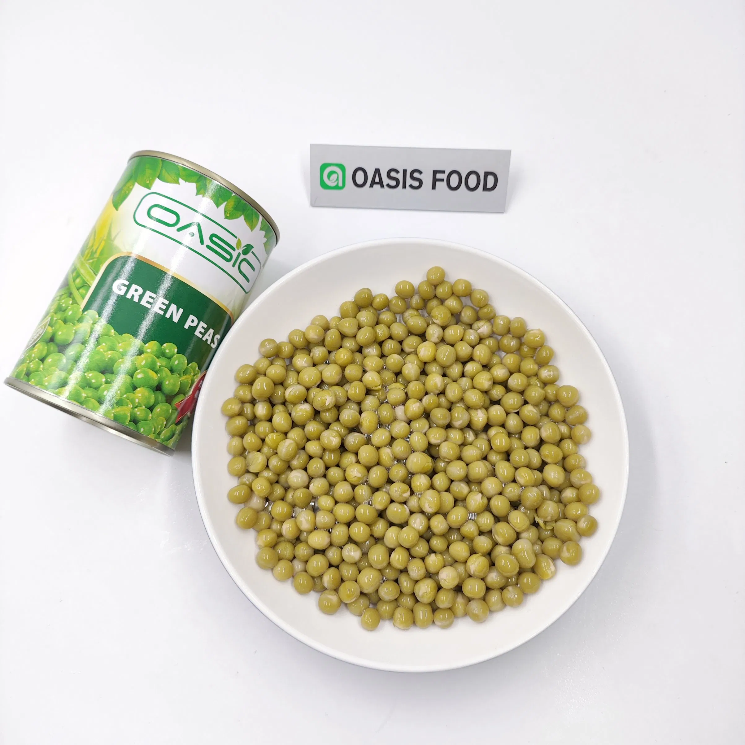 Venta al por mayor de guisantes verdes enlatados de alta calidad en salmuera 2024 Suministro de China