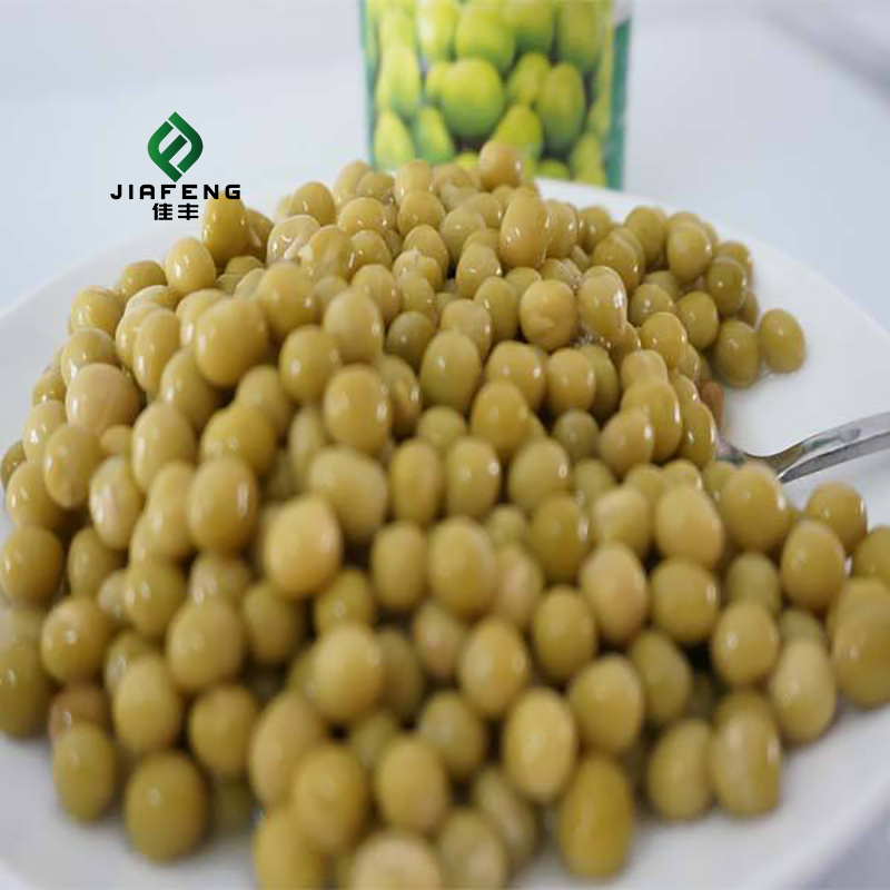 Fórmula de bajo sodio guisantes verdes enlatados al por menor