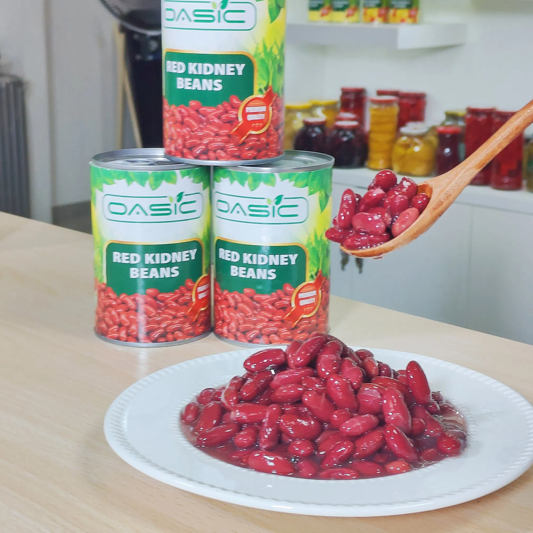 Frijoles rojos enlatados cocidos orgánicos 2024 Nuevo OEM