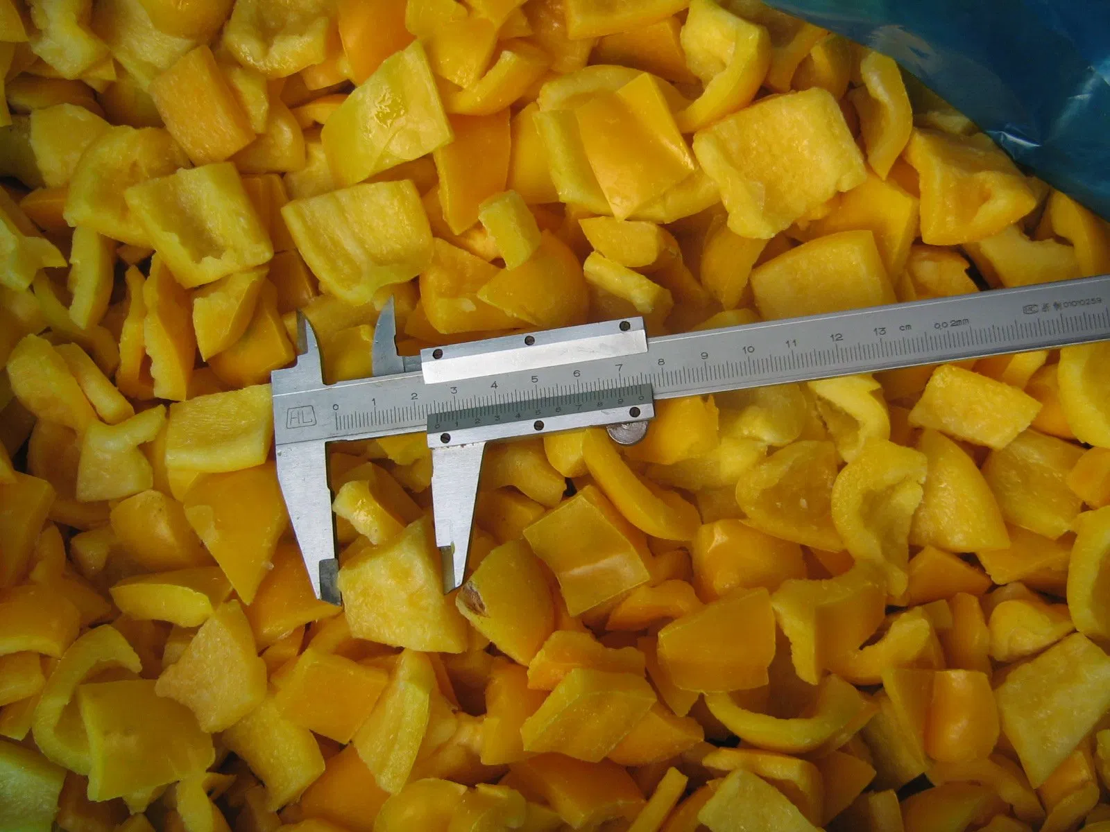 Sinocharm Brc a Aprobado IQF Dices de Pimiento Amarillo Congelados Dices de Pimiento Amarillo
