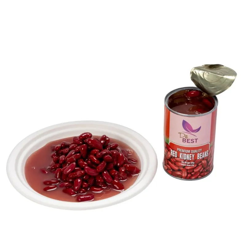 Frijoles rojos enlatados de calidad premium cocidos al vapor