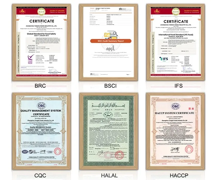 Certificados de calidad