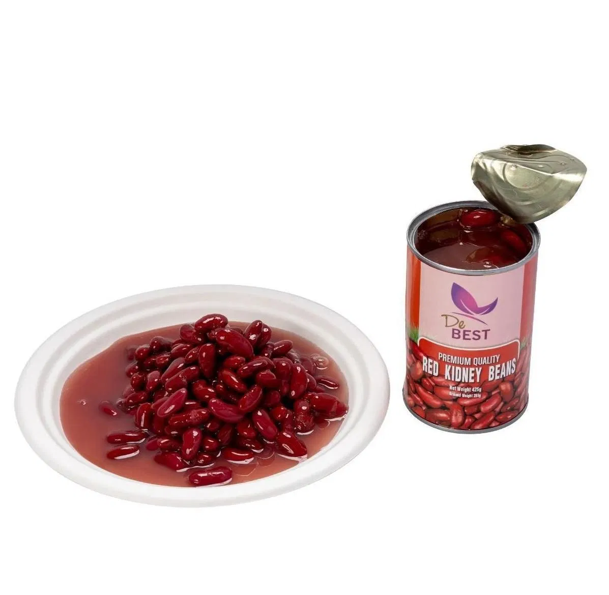 Frijoles rojos enlatados tiernos consistentemente superiores