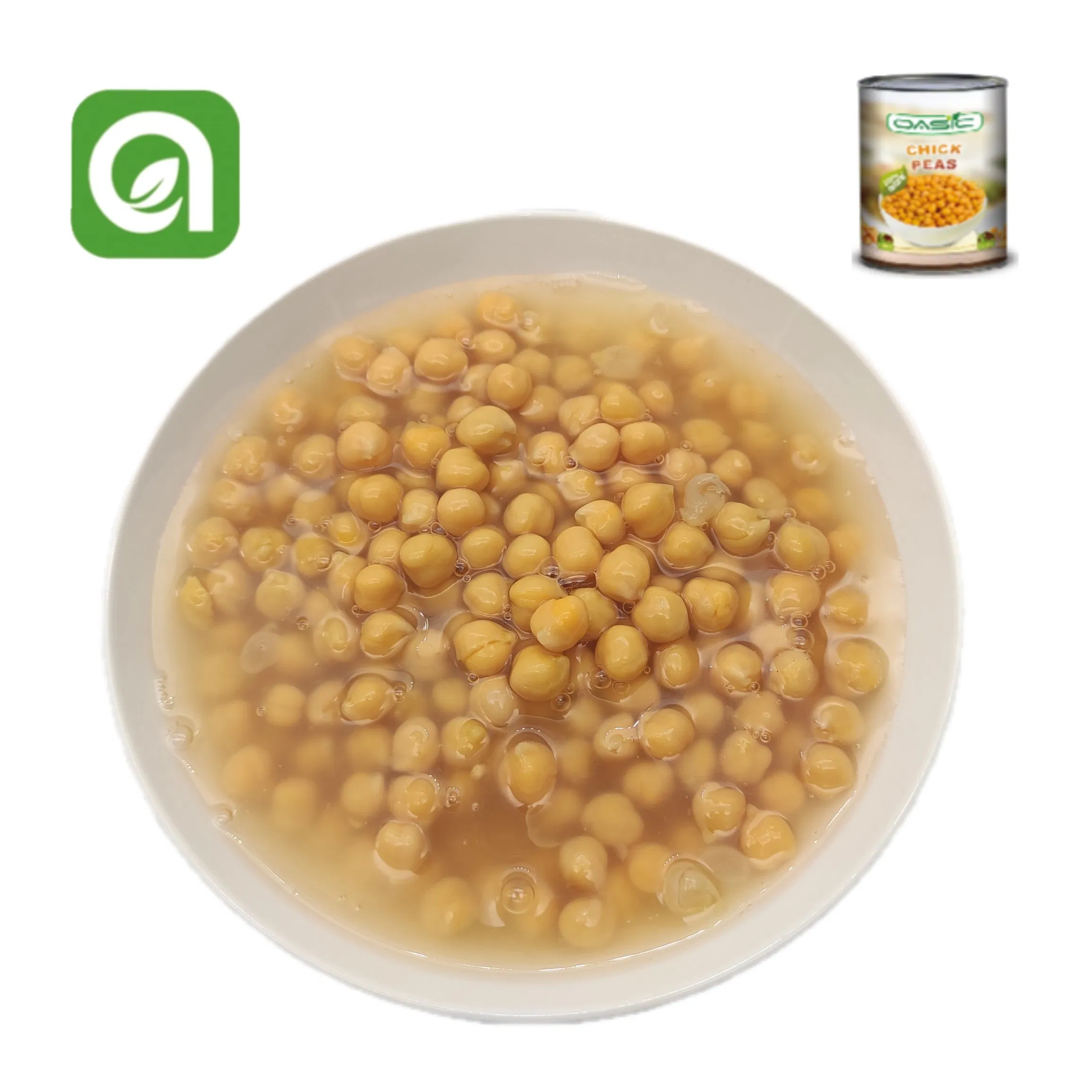 Suministro de fábrica OEM de garbanzos enlatados de larga duración para el mercado global