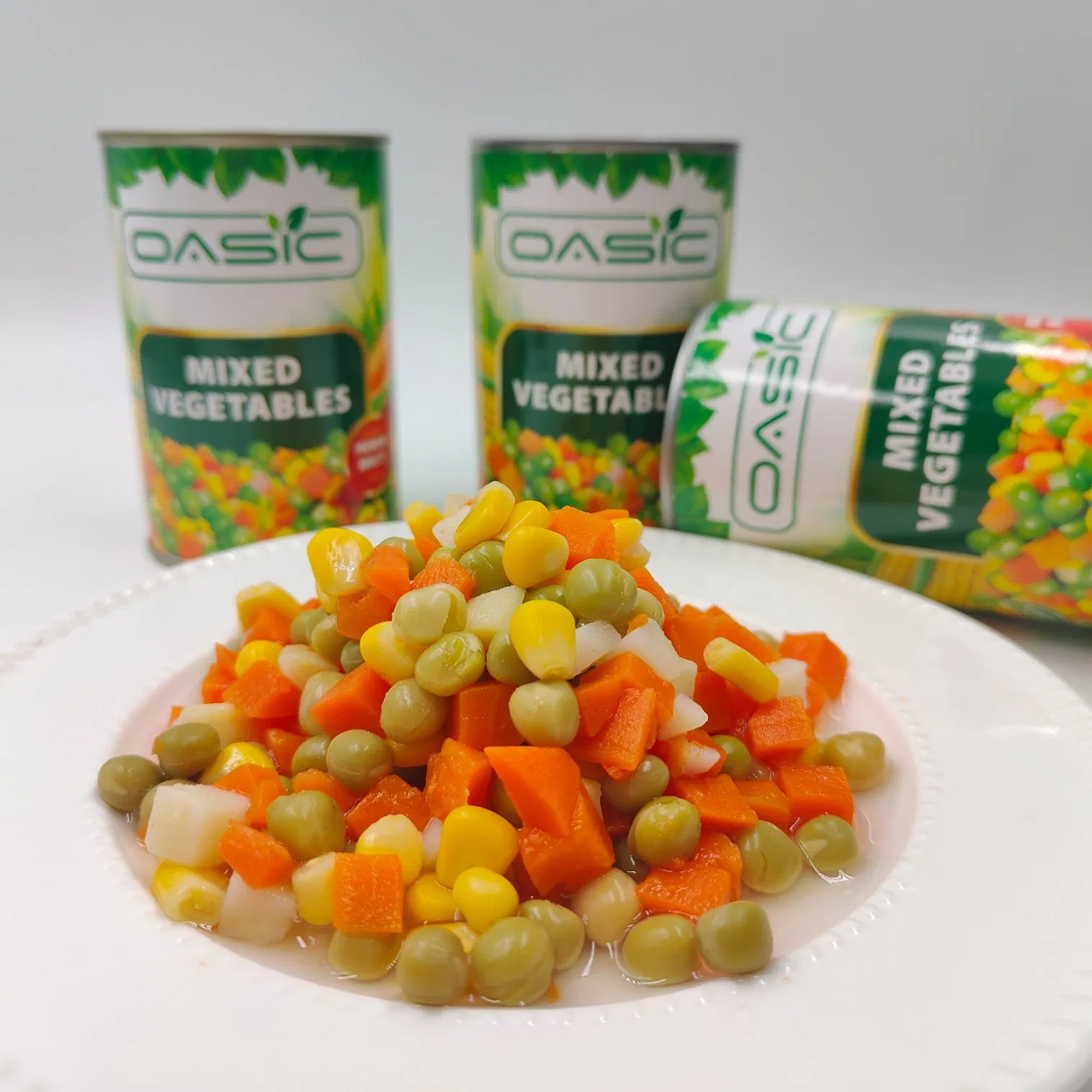 Verduras mixtas enlatadas de cosecha fresca disponibles para la venta