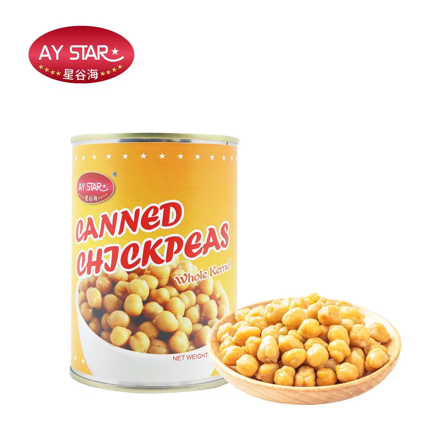 3kg Marca OEM Halal Comida Saludable Instantánea Guisantes en Lata