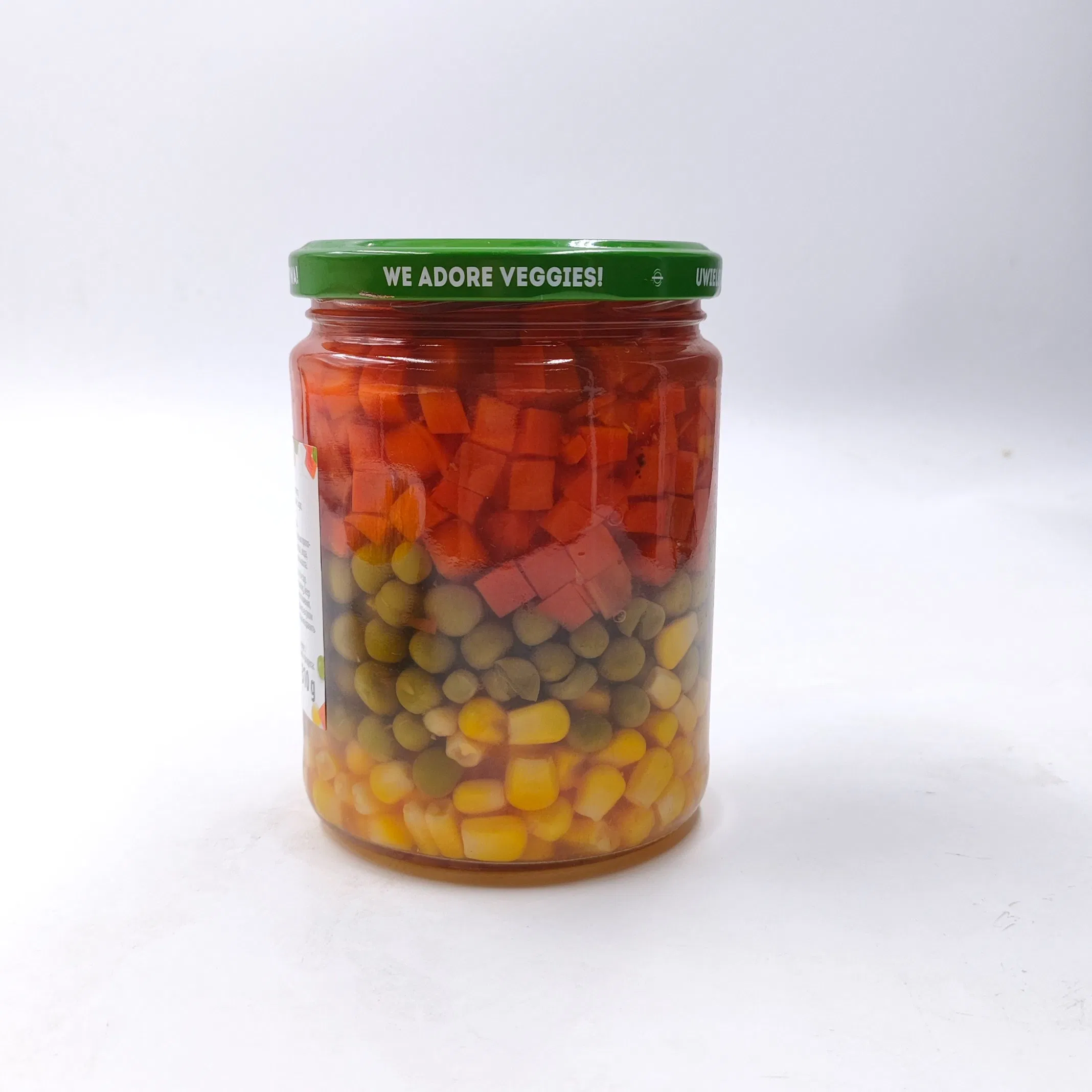 Guisantes y zanahorias enlatados con latas de fácil apertura, verduras mixtas a precio de fábrica