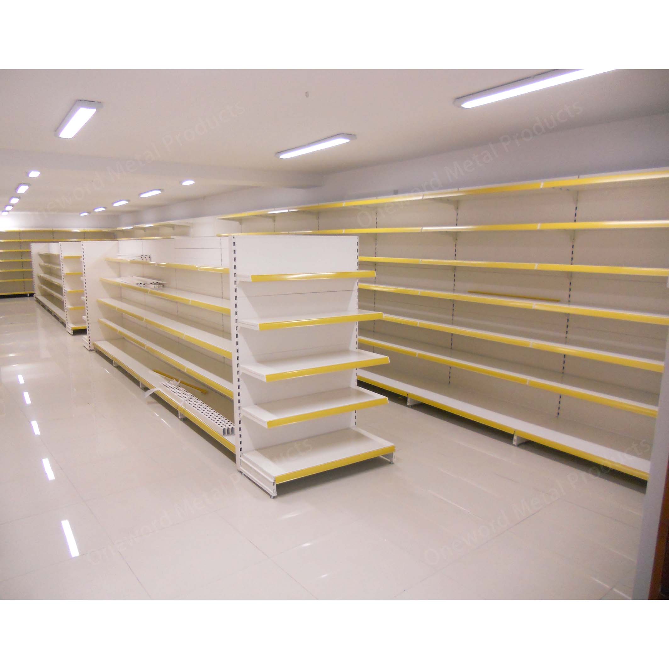 Modern Retail Shop Metal Gondola Shelving Grocery Store Supermarket Shelf Display Shelving for Sale