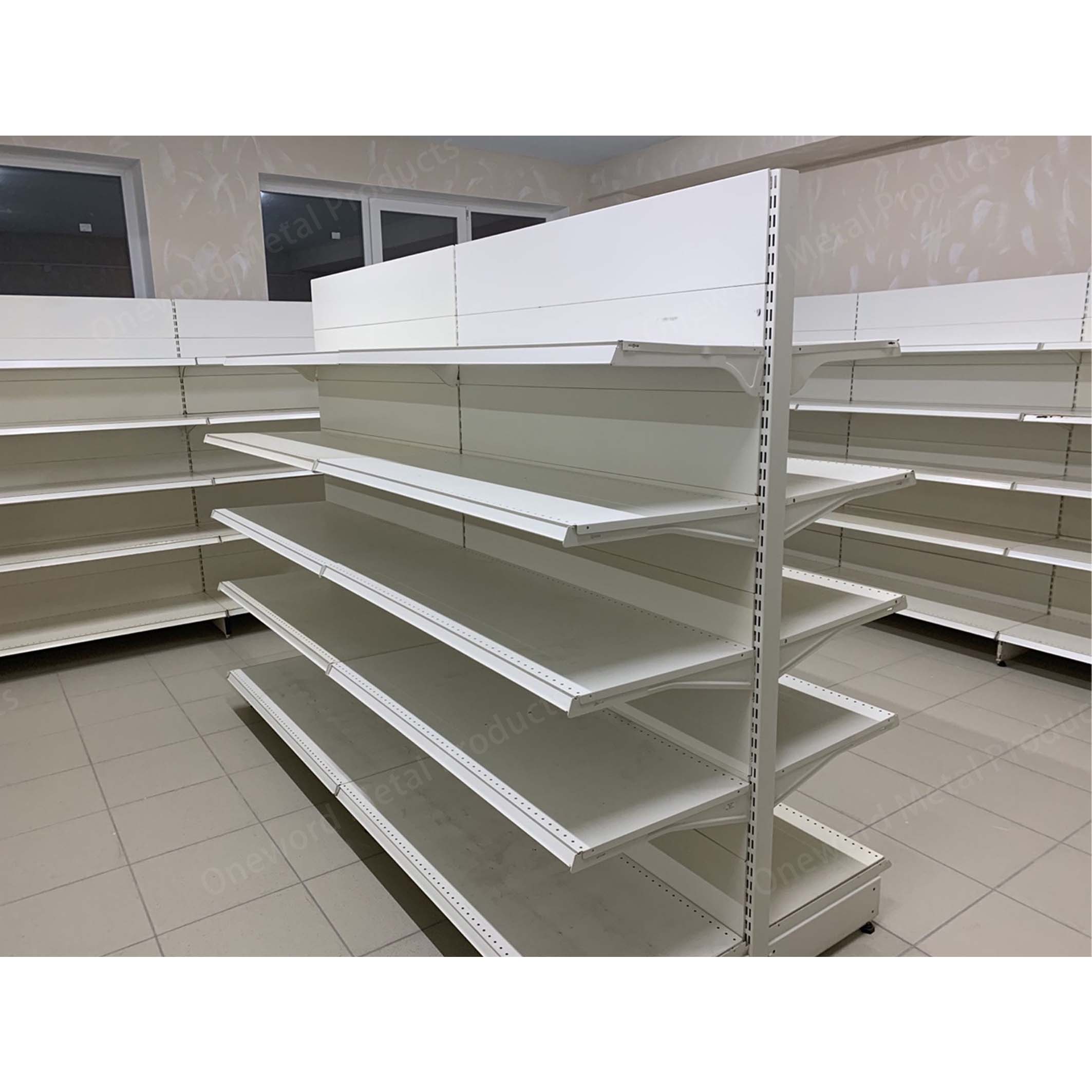 Factory Standard Heavy Duty Retail Store Display Racking Supermarket Gondola Shelves