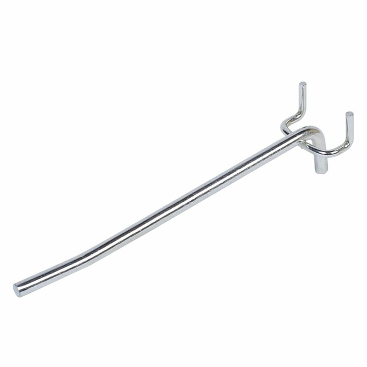 Factory Price Metal Steel Plastic Pegboard Hook, Secure Display Slatwall Hooks Hanger for Cardboard and Wire Rack