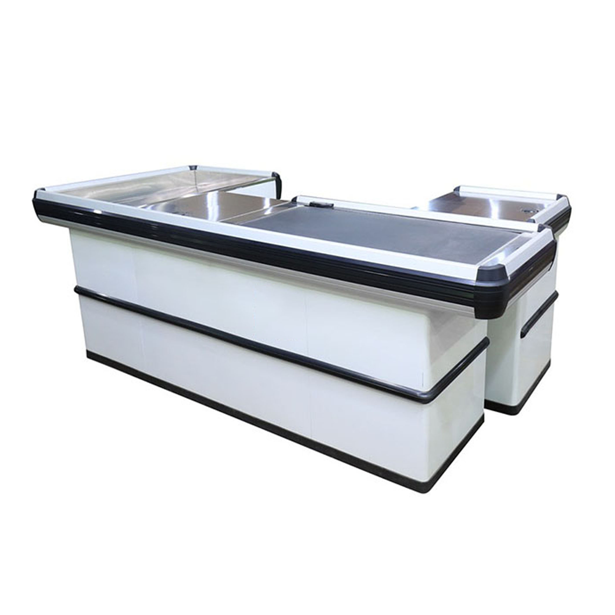Factory Price Supermarket Cashier Table Supermarket Checkout Counter for Sale, Store Counter Checkout