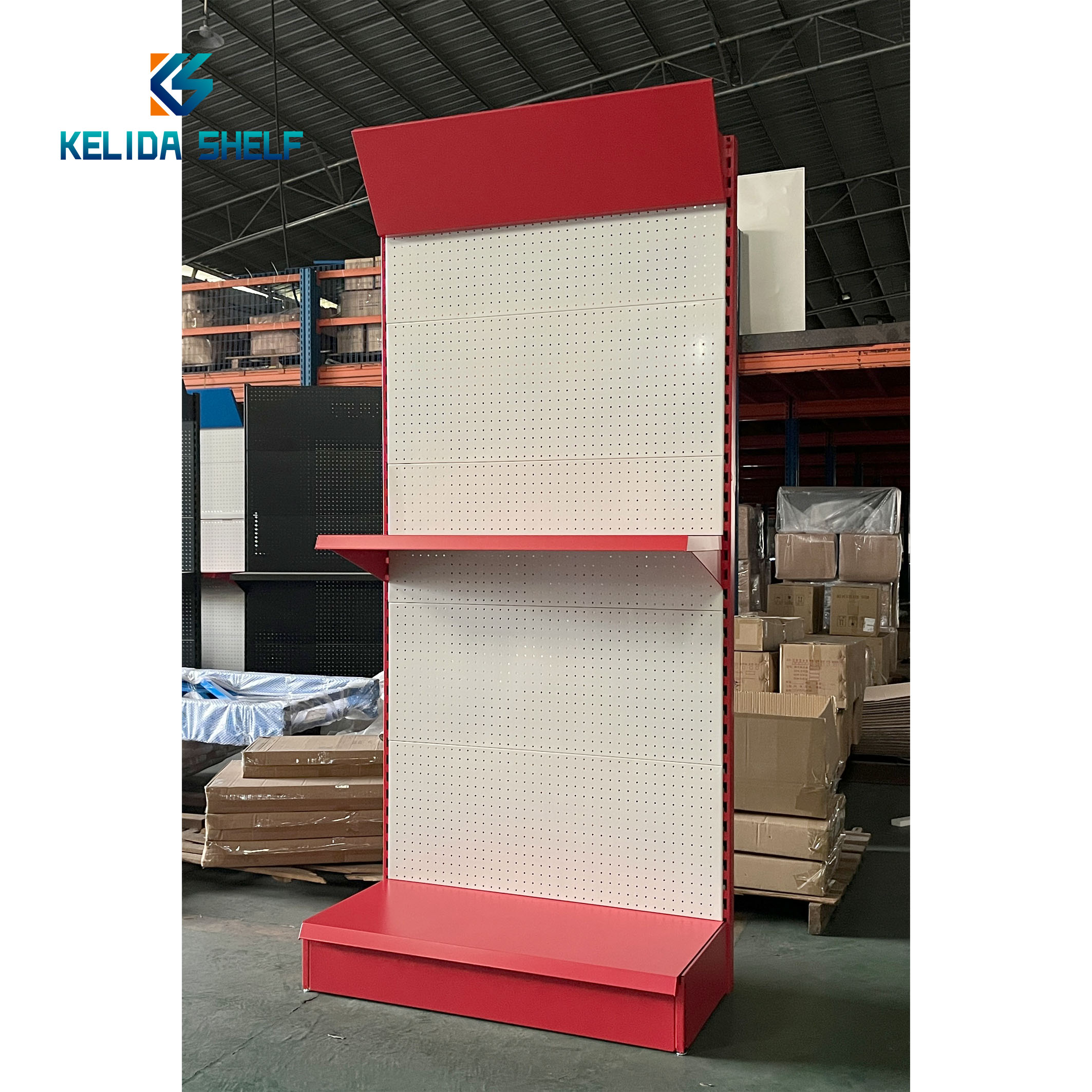 Free Standing Metal Hardware Power Tool Accessories Tools Stand Pegboard Display Rack
