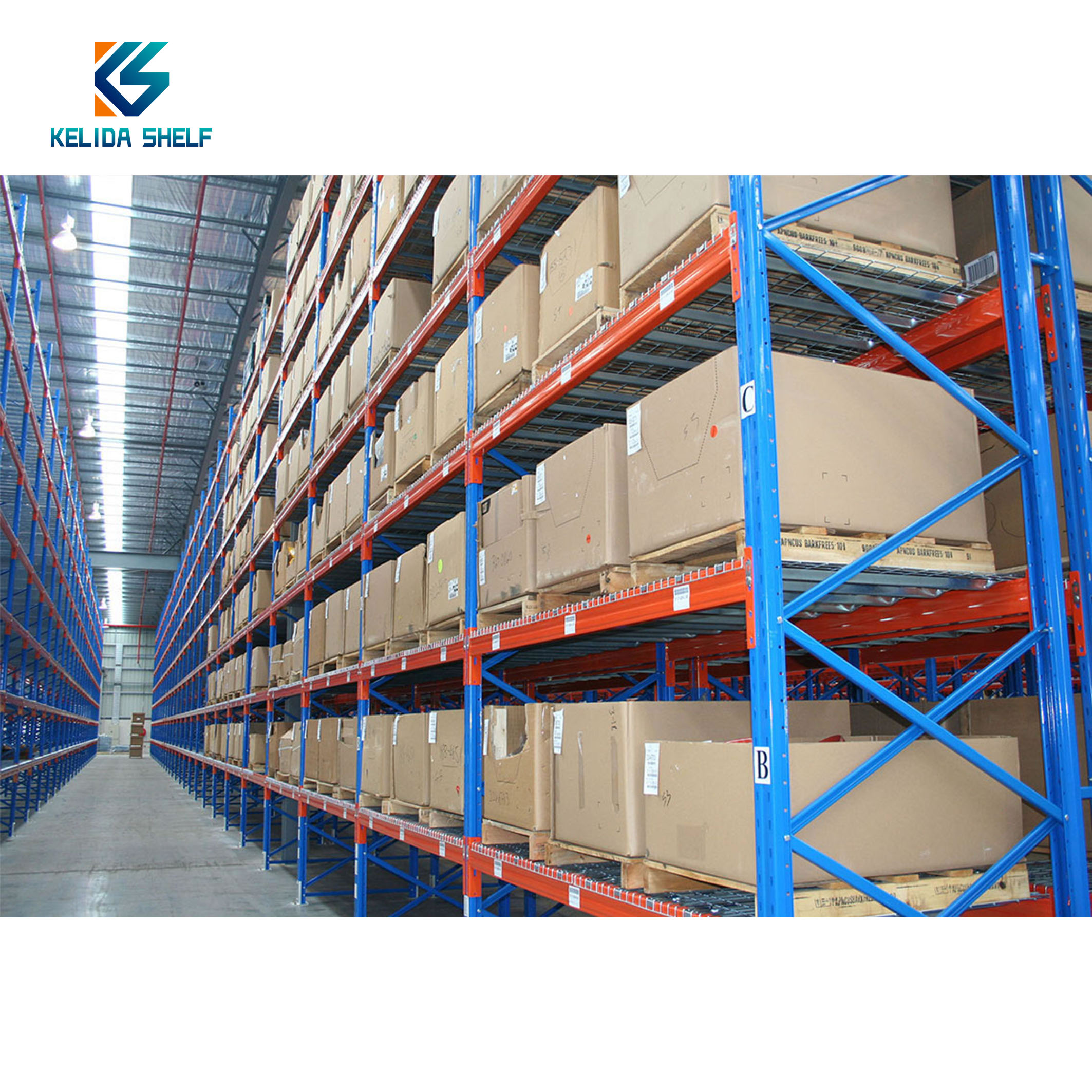 Customized Heavy Duty Shelves Medium Duty Storage Rack Warehouse Steel Pallet Racking System Industrial Racks