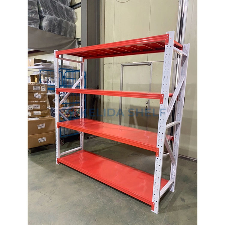 Longspan Steel Storage Racks Adjustable Metal Shelving Units for Garage and Warehouse Use with Corrosion Protection Finish