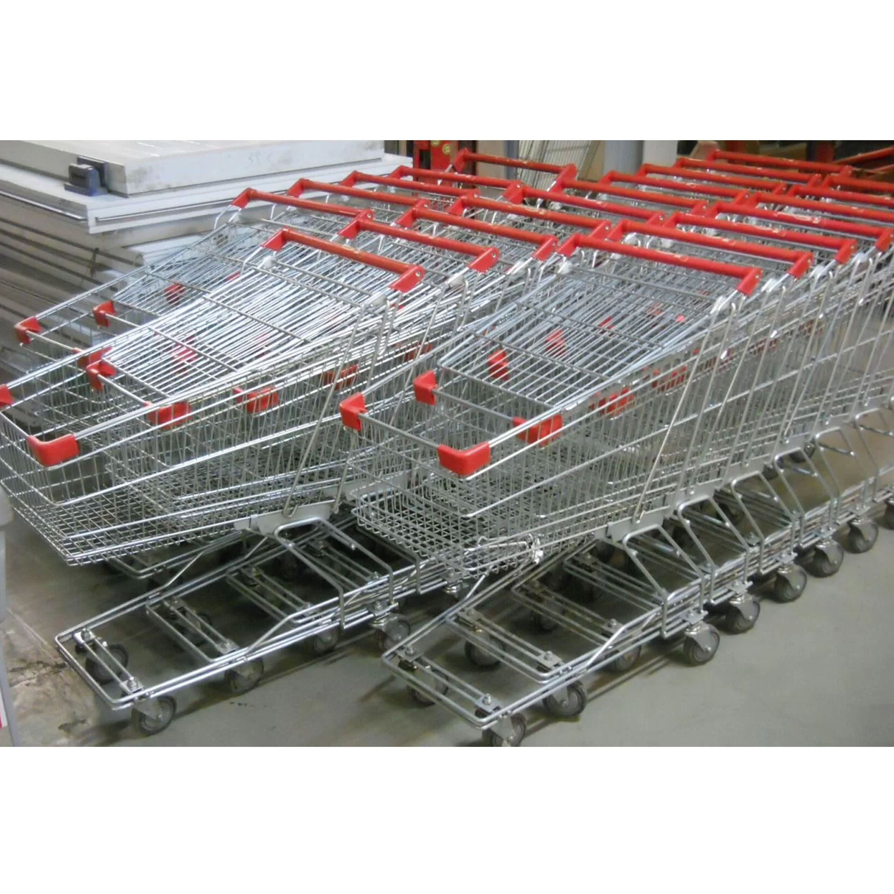 Factory Direct Heavy Duty Shopping Trolley for Super Market Grocery Shopping Cart