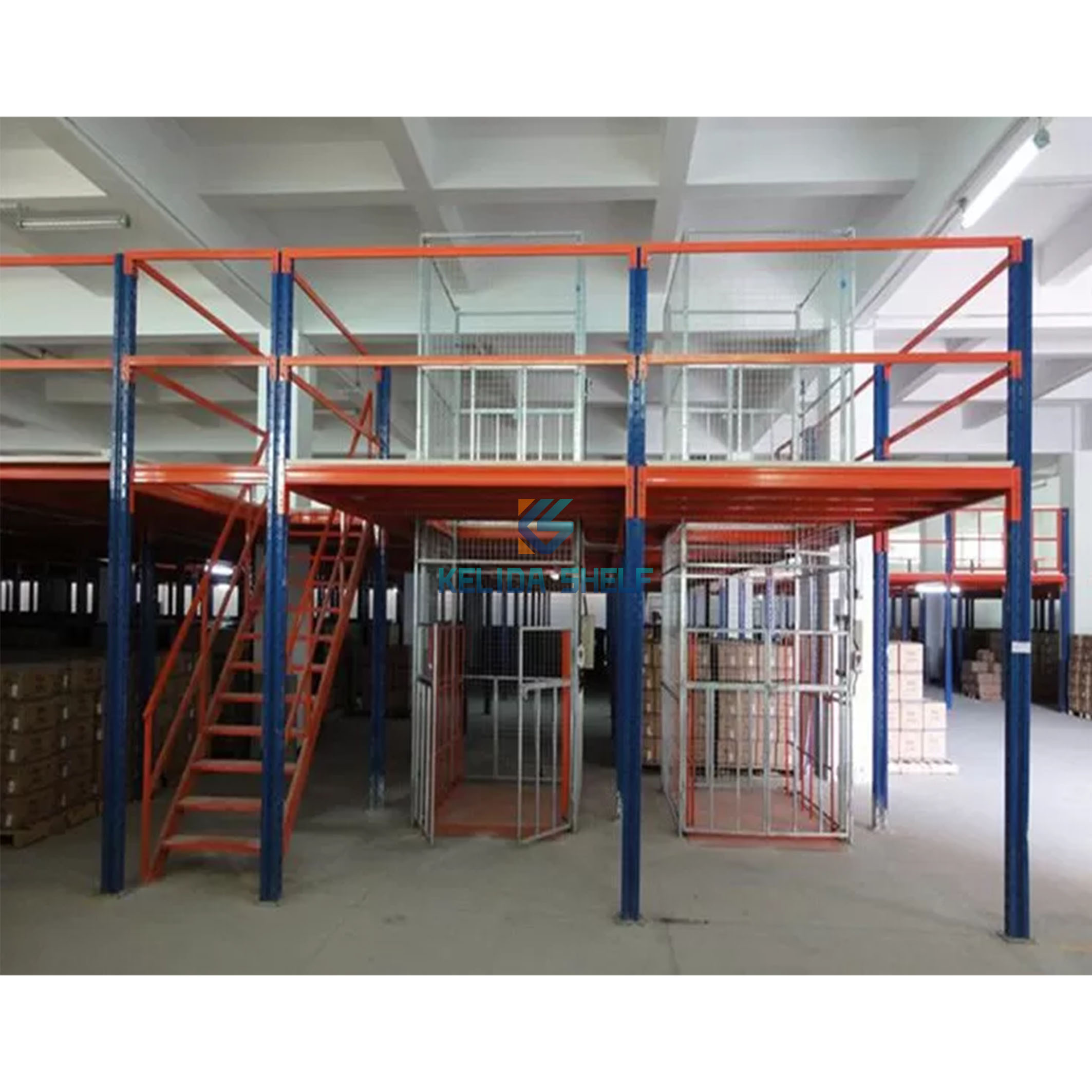 Mezzanine Rack,industrial Mezzanine,shelving Rack Mezzanine Floor for Storage Warehouse