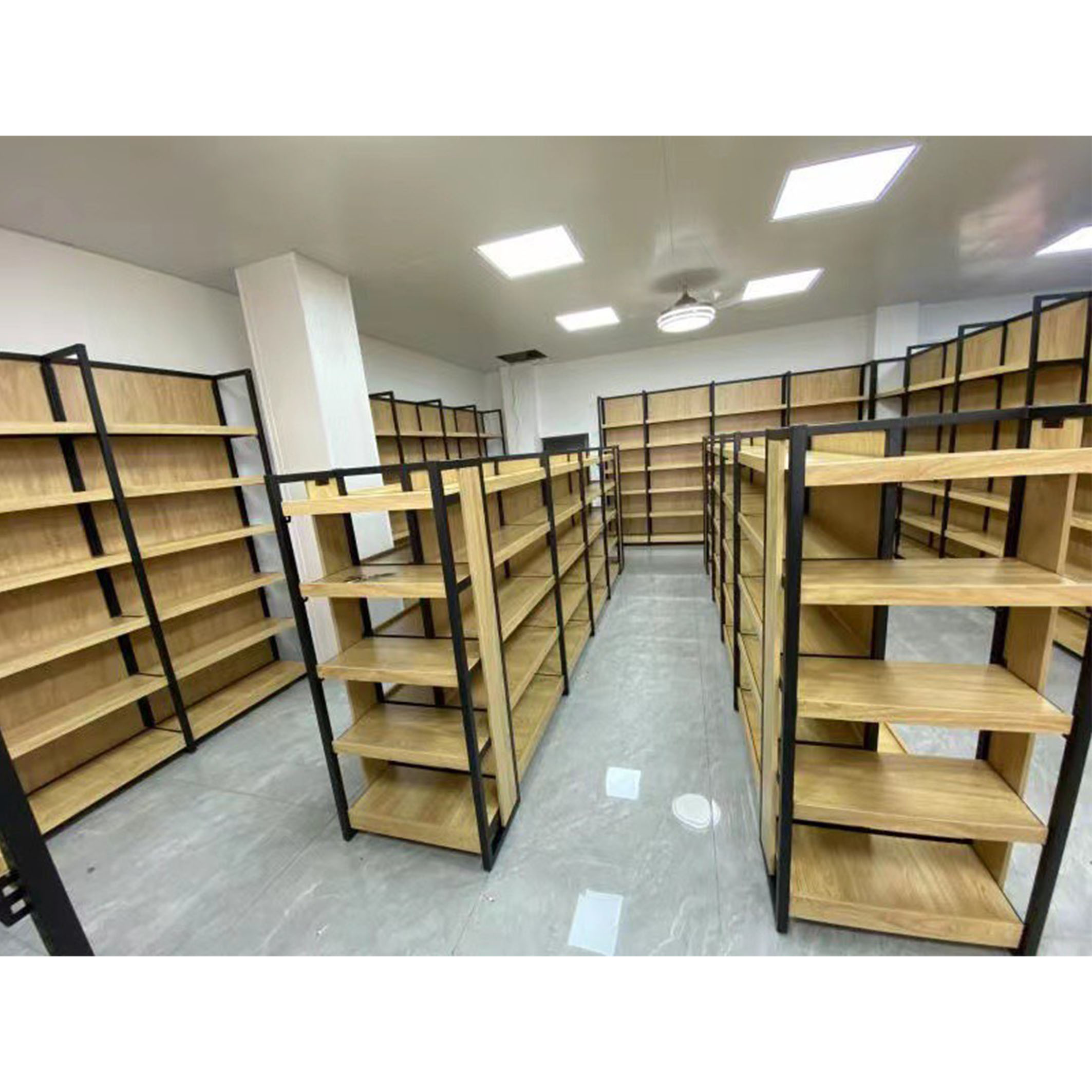 Factory Supermarket Shelf Price Wood Display Shelves Retail Grocery Store Display