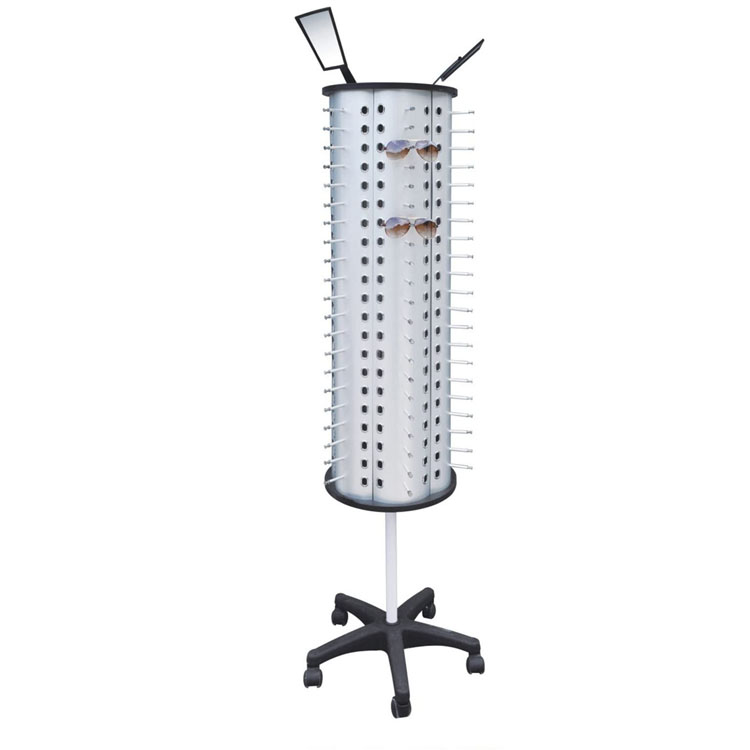 Rotating Display Rack Mobile Metal Floor Standing Sunglasses Display Stand for Eyewear Industry