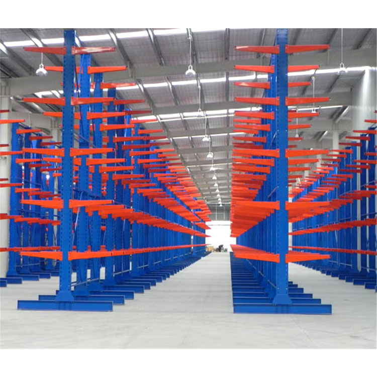 Custom Q235B Cantilever Rack 3m 4m 6m Height Heavy Duty System for Warehouse Long Material Storage