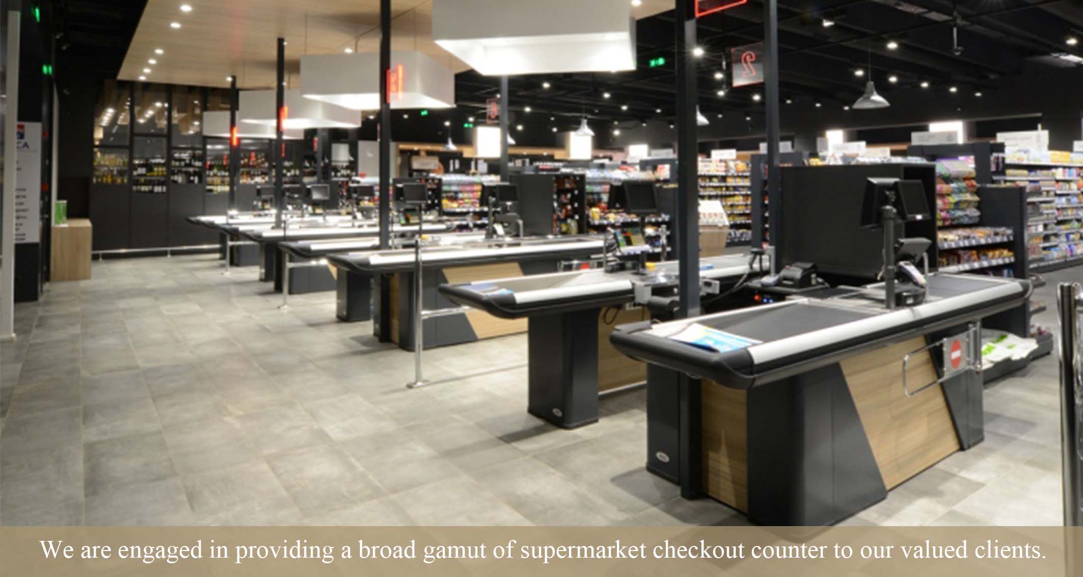 Checkout Service Counter Banner