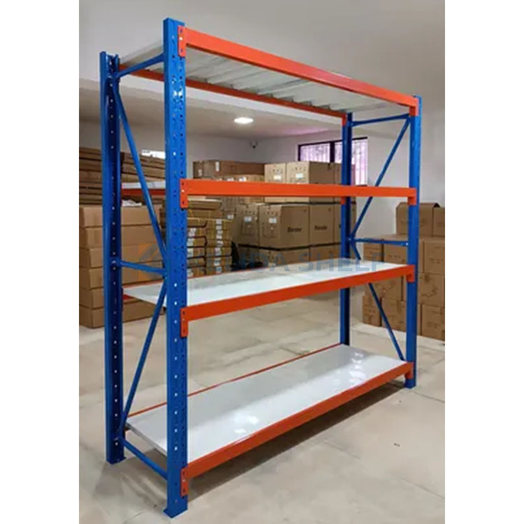 Heavy Duty Boltless Metal Storage Rack 4-Tier Medium Duty Shelving Unit for Warehouse Garage and Industrial Use 250kg/Layer