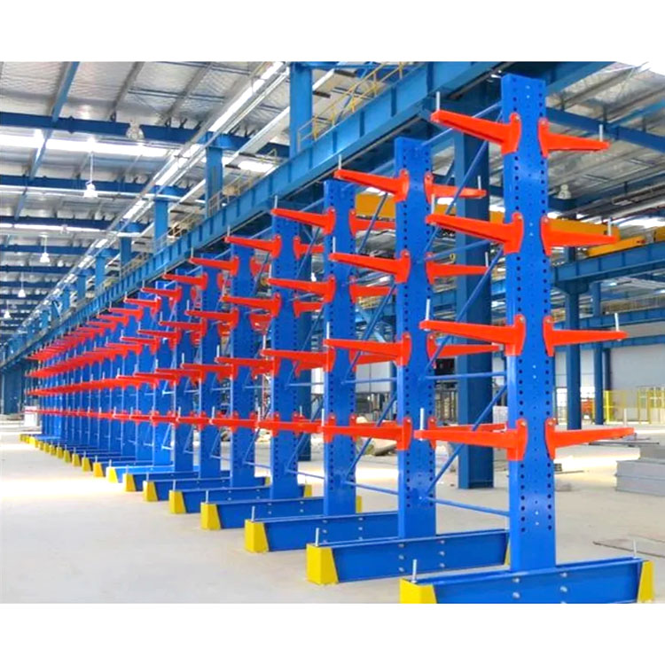 Single Sided Heavy Duty Cantilever Rack for High Capacity Long Goods Industrial Warehouse Storage System