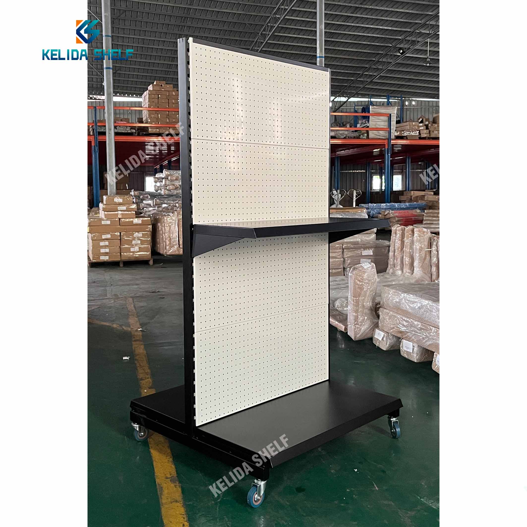 Metal Pegboard Display Stand Rack Peg Board Tools Display Rack Accessories Shops Display Stand