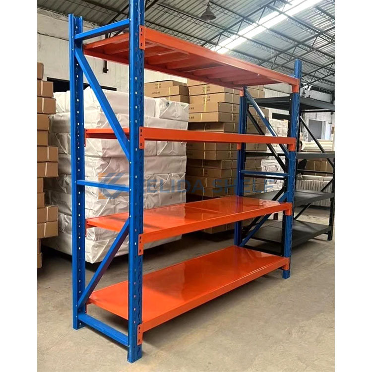 Boltless Heavy Duty Steel Storage Rack Adjustable Metal Shelving Unit for Warehouse and Workshop Industrial Storage Use