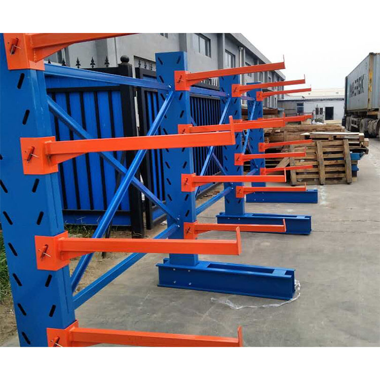 Aluminum Profile Storage Rack, Double Sided Cantilever Shelving for Extrusions, PVC Pipes and Light Timber