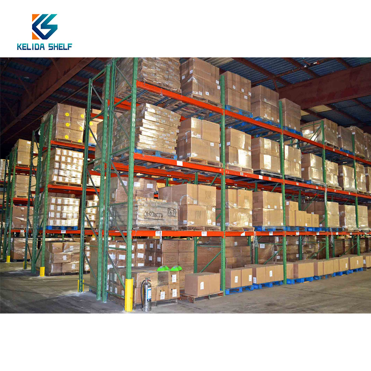 Customized Adjustable Steel Heavy Duty Warehouse Storage System Teardrop Pallet Racking