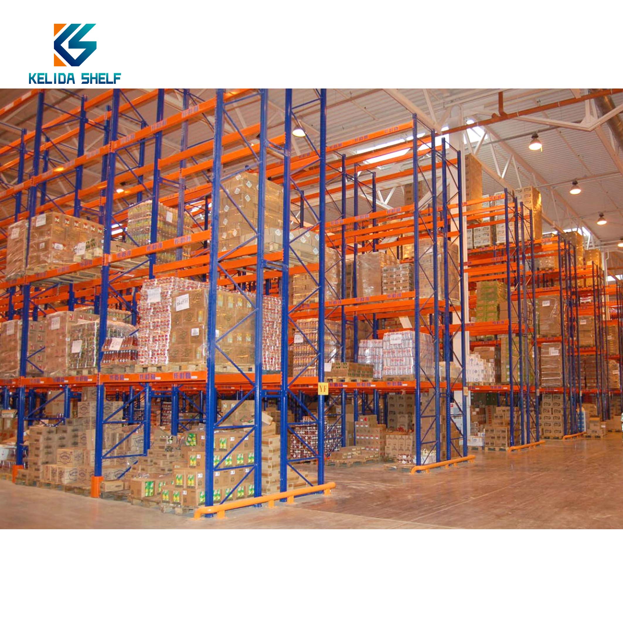 Long Service Life Adjustable Multipurpose Metal Rack Carpet Storage Racks Warehouse Double Deep Pallet Racking