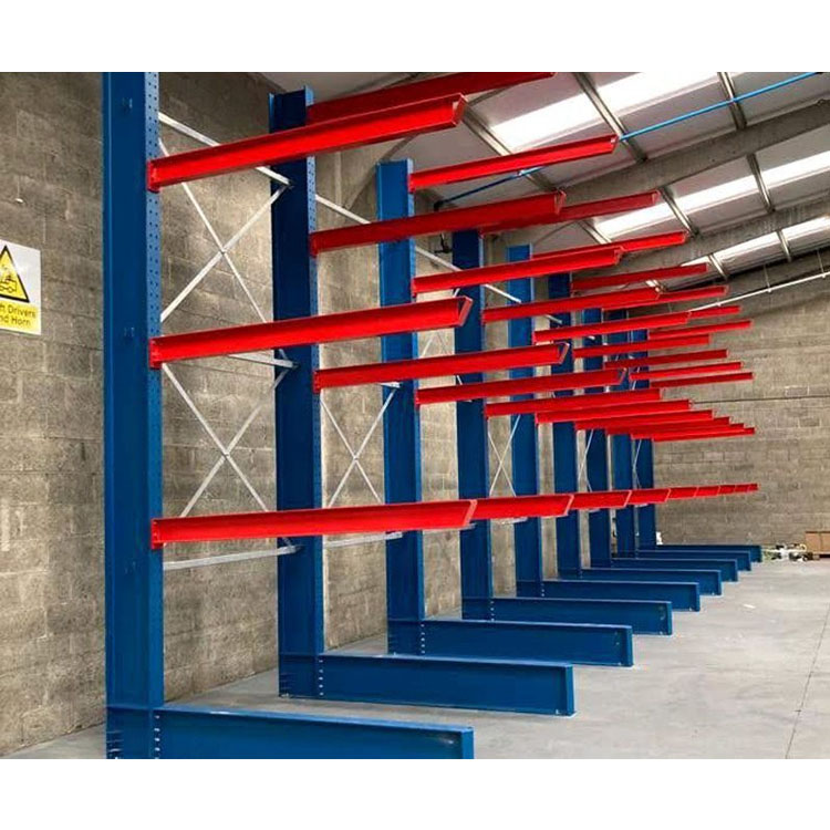 Heavy Duty Cantilever Rack for Long Material Storage Customized Warehouse Racking System
