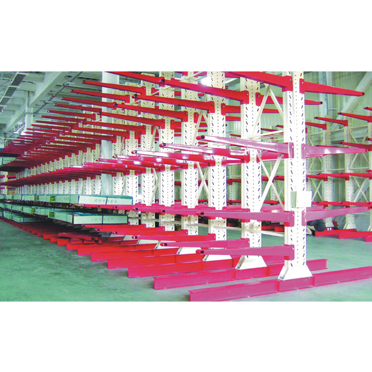Double Sided Cantilever Racking, Space-Saving High Capacity Steel Shelves for Workshop