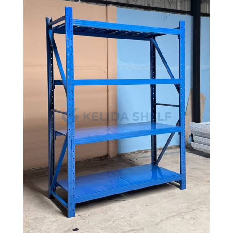 Light Duty Adjustable Metal Storage Rack Steel Shelving Unit for Warehouse and Workshop Display Factory Direct Custom Sizes