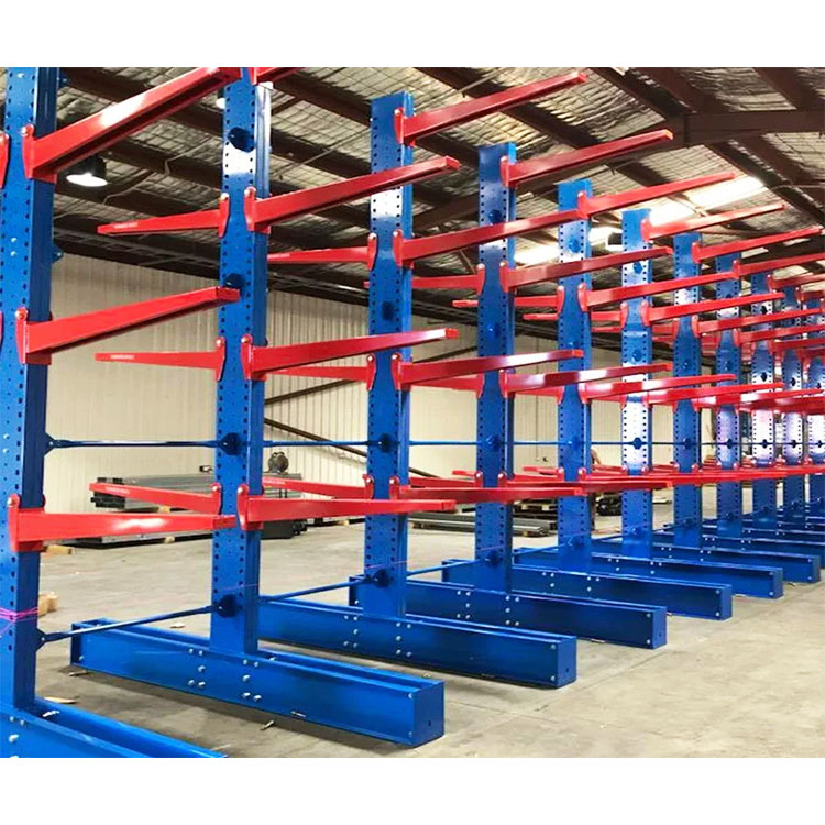 Industrial Metal Tube Rack, Heavy Duty Cantilever System for Rebar & Aluminum Profiles