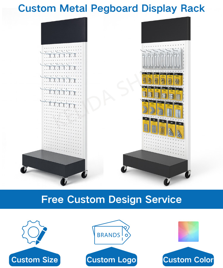 Pegboard Display Rack Overview