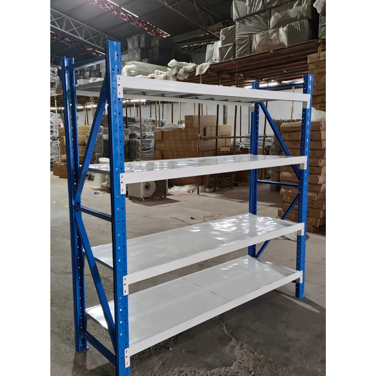 Long Span Metal Storage Shelves Warehouse Rack Shelving System for Industrial Storage