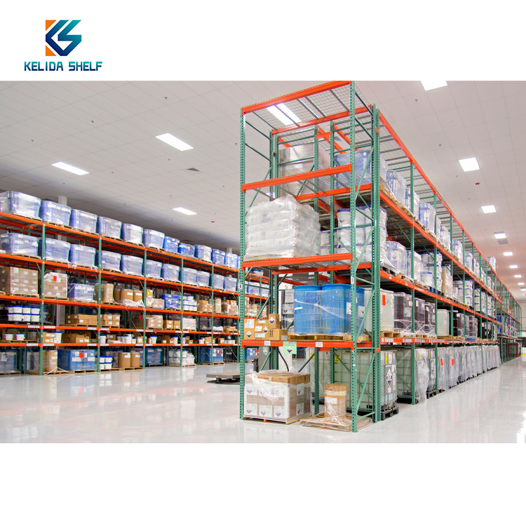 Customized Adjustable Steel Heavy Duty Warehouse Storage System Teardrop Pallet Racking
