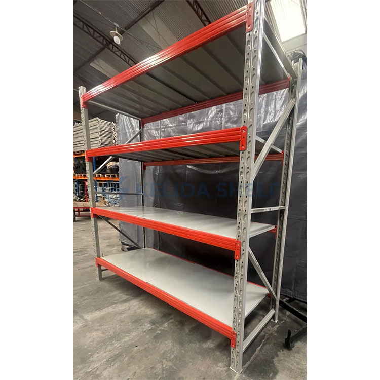 Industrial Warehouse Storage Steel Medium Duty Rack Customized Metal Shelving Stock Shelf Unit
