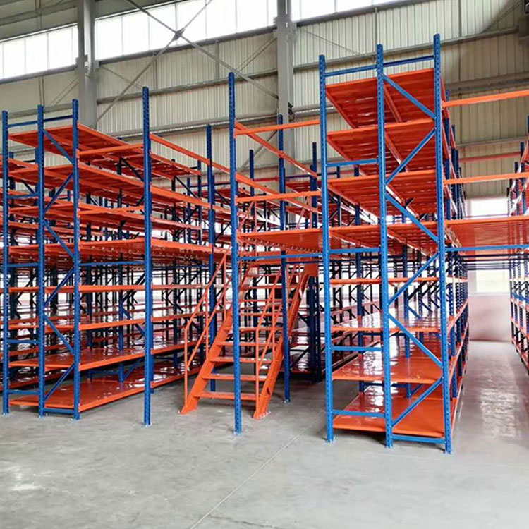 Wholesale Customization Mezzanine Floor  Mezzanine Floor Rack for Warehouse Storage Heavy Duty Rack System Metal Racks
