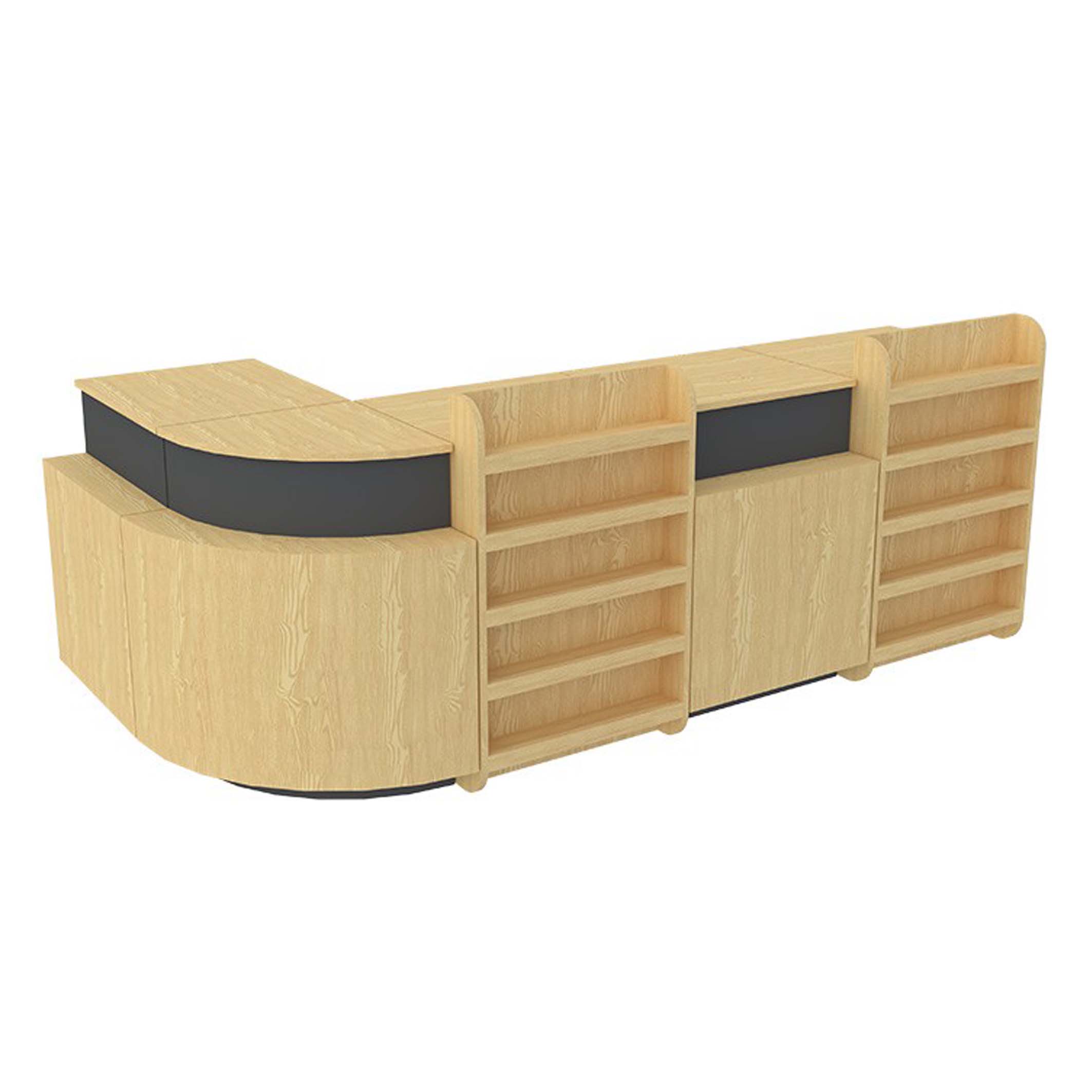 Grocery Store Cash Register Modern Wood Shop Cash Counter Table Design Supermarket Desk Cash Counter