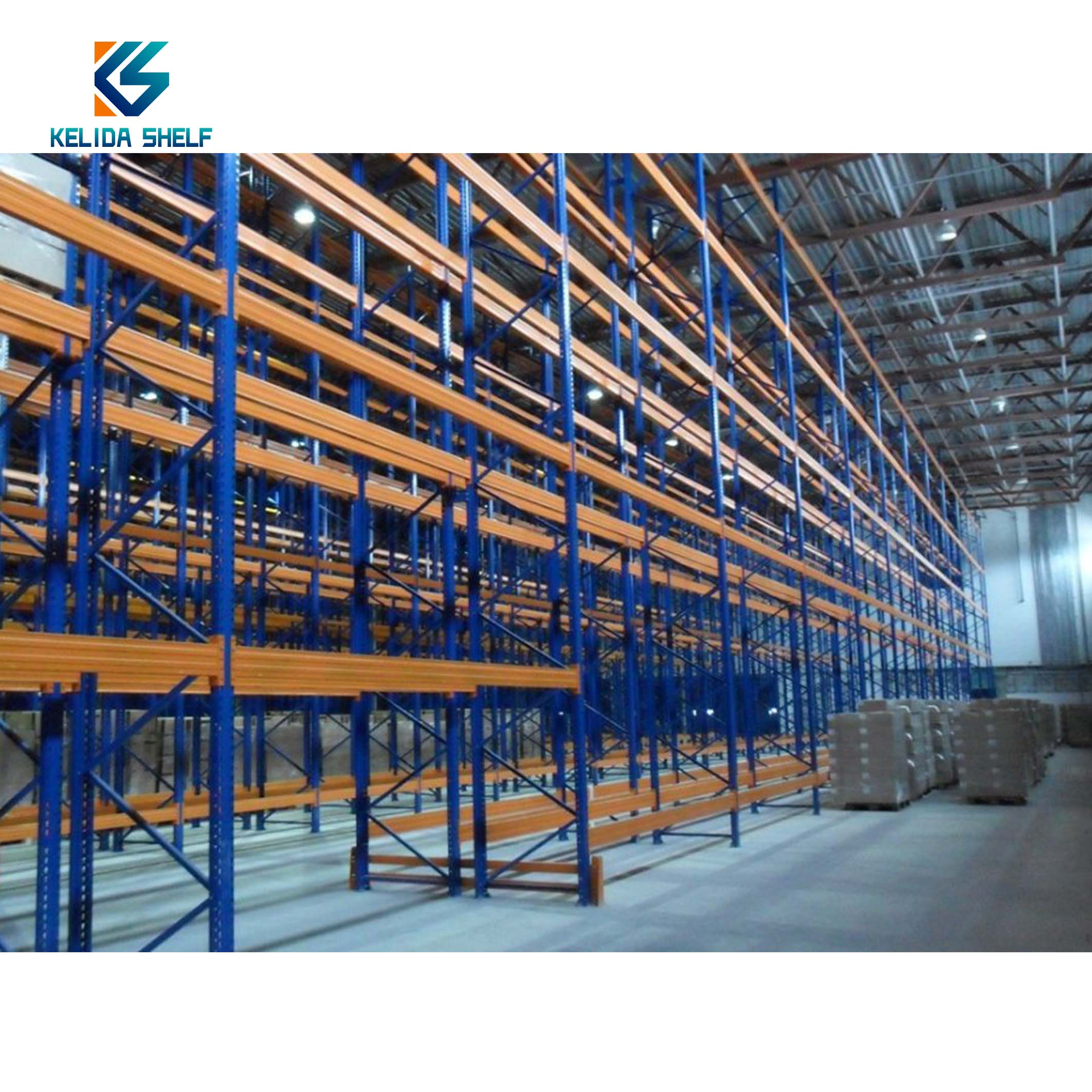 Long Service Life Adjustable Multipurpose Metal Rack Carpet Storage Racks Warehouse Double Deep Pallet Racking