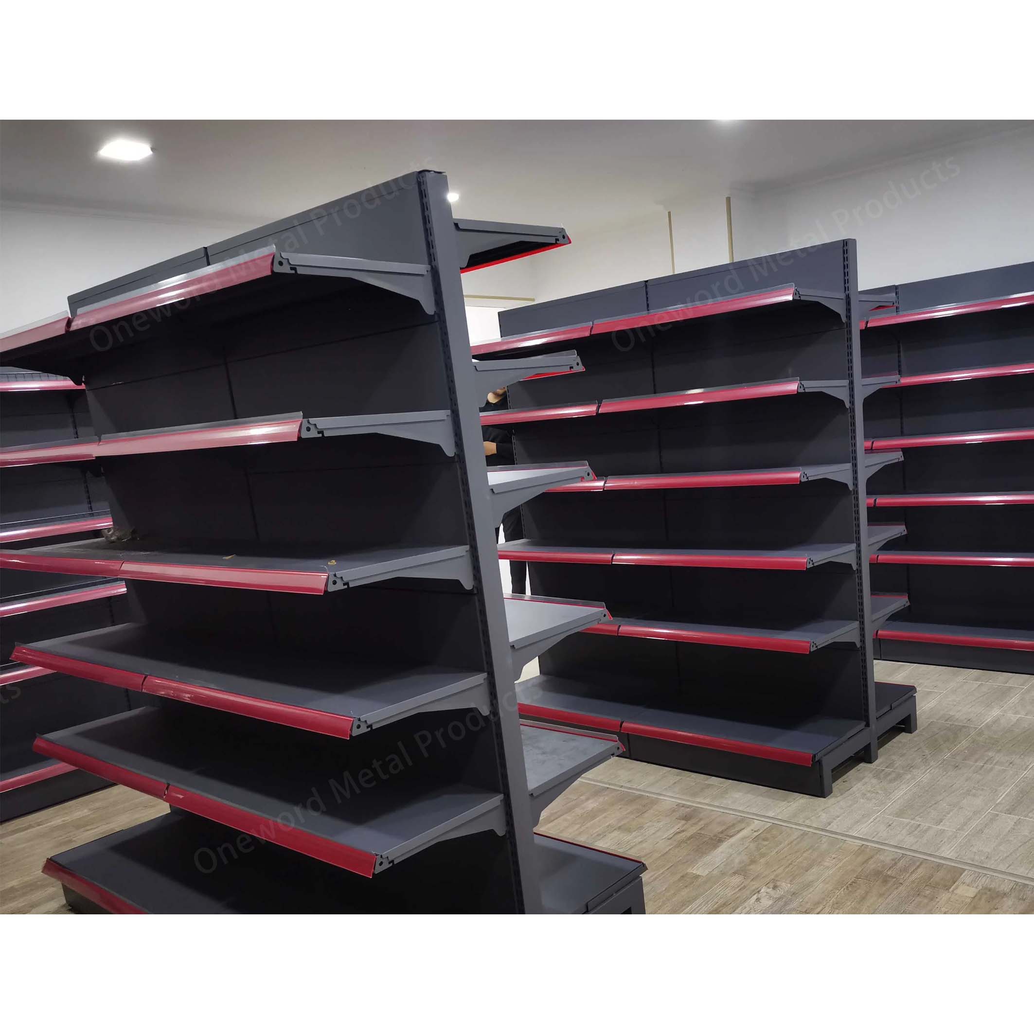 Factory Standard Heavy Duty Retail Store Display Racking Supermarket Gondola Shelves